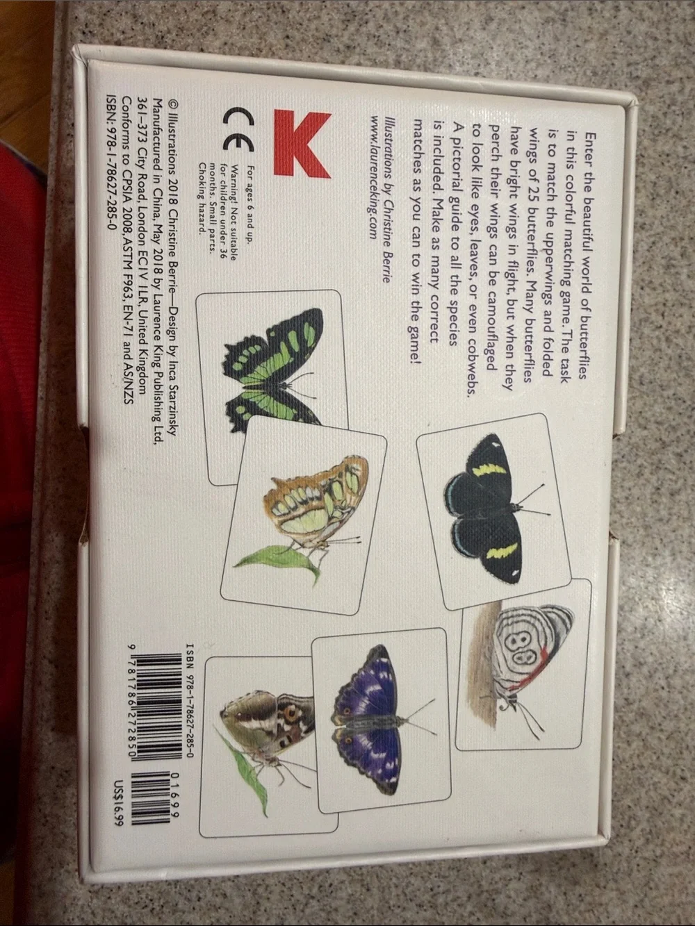 Butterfly Wings Matching Game - Multicolor